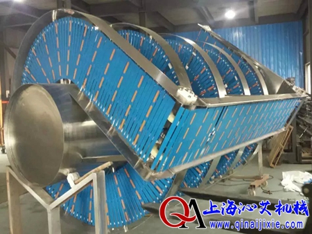 塑料鏈板螺旋輸送機 塑料鏈板螺旋輸送機