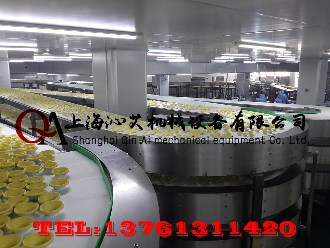 蛋撻生產冷卻輸送線 蛋撻生產冷卻輸送線