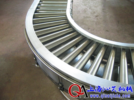 90度轉(zhuǎn)彎滾筒輸送機